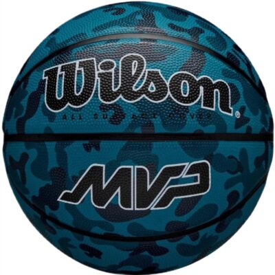 BASKETBALL WILSON MVP CAMO BSKT BLUE R.5