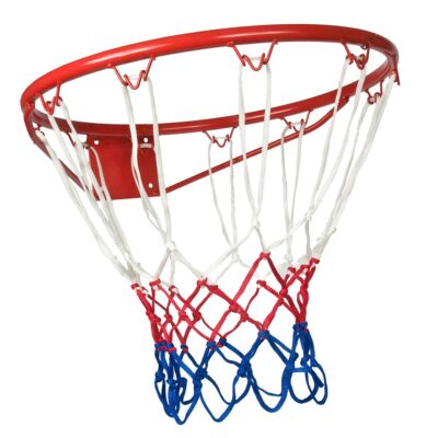 BASKETBALL HOOP WITH NET 43CM ENERO RED 1030807