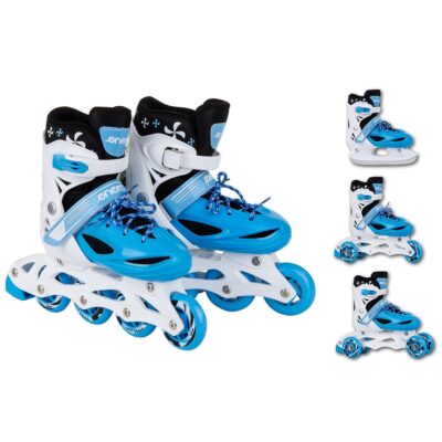 ROLLER SKATES - SKATES - SKATES 4-IN-1 ENERO 34-37 BLUE