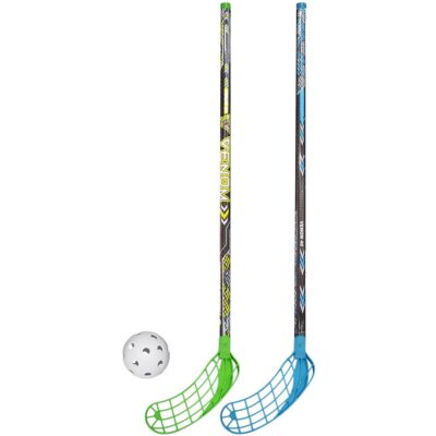 FLOORBALL SET 2 STICKS AND BALL