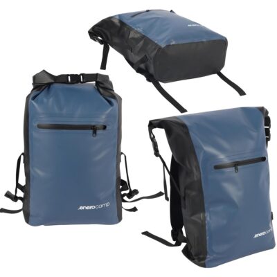 BACKPACK WATERPROOF BAG 25L NAVY BLUE ENERO CAMP