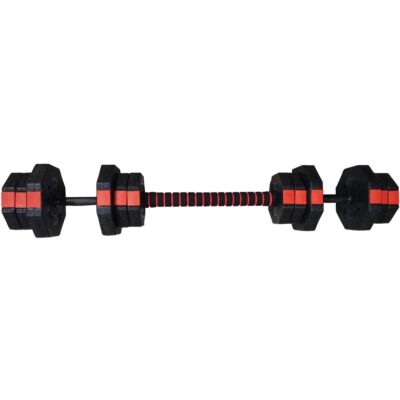 adjustable training dumbbells 2x10KG with barbell function ENERO FIT