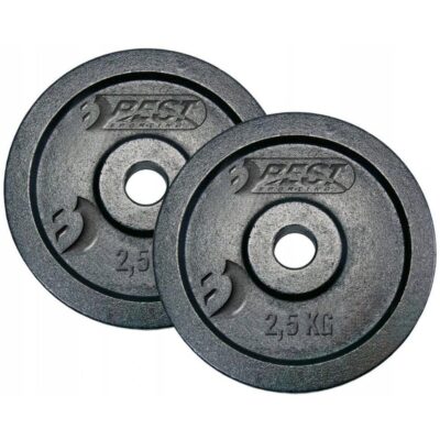 ЧЕРНЫЙ ЦЕЛЛЮЛОЗНЫЙ ВЕС 2x2,5 КГ ЛУЧШИЙ СПОРТИВНЫЙ ФАЙ 30ММ