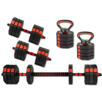 COMPOSITE DUMBBELL KETTLEBELL 4IN1 20KG ENERO FIT
