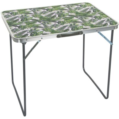 CAMPING FOLDING TRAVEL TABLE 80X60X70CM JUNGLE