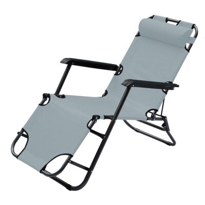 LEVEL MULTI-POSITION CHAIR WITH HEADREST GREY