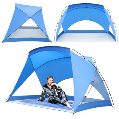 XXL BEACH AND GARDEN COVER TENT 273X195X175/155CM