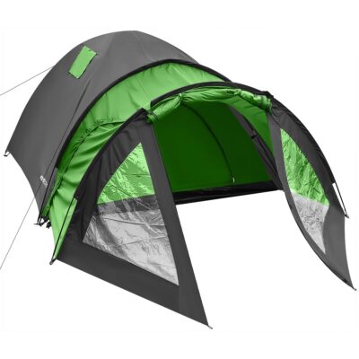 4 PERSON TENT COOL BLACK-GREEN ENERO CAMP