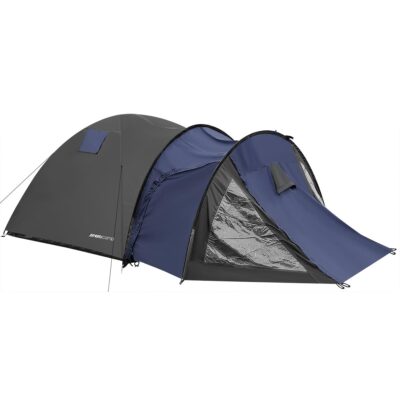 4 PERSON TENT COOL BLACK AND BLUE ENERO CAMP