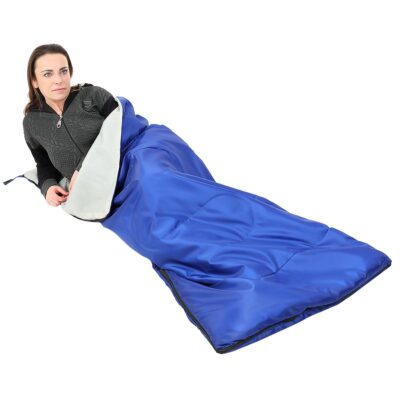 HIKING SLEEPING BAG REST 170X70CM BLUE ENERO CAMP