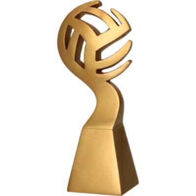 Cast figurine - volleyball