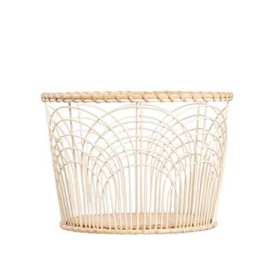 Basket | HERON | metal cream m | 25x18 cm | 730894