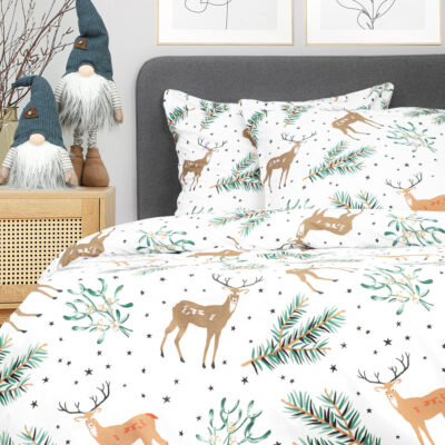 Bedding | LANDSKAB | microfibre with festive motif | 200x220 cm | 806624