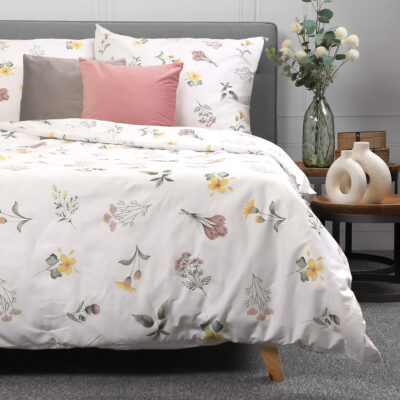 Постельное белье | PRIMA | хлопок с цветочным рисунком | 160x200 см | SS23 811505