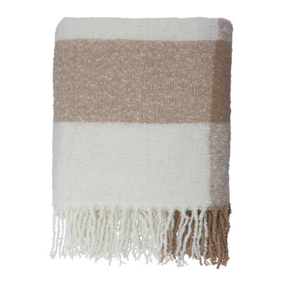 Одеяло | ALLORA | из пряжи экрю букле | 130x170 см | AW22 816128