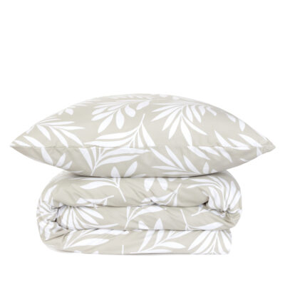 Постельное белье | THEOS | микрофибра зеленая с ветками | 200x220 см | SS23 843315