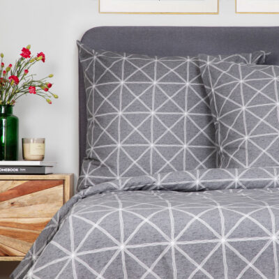 Постельное белье | FELIX GREY | хлопок серый | 160x200 см | SS23 851648