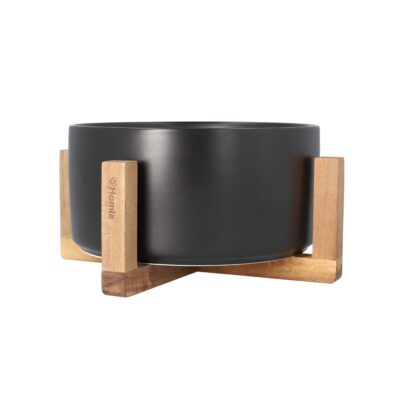 FINCAN | Салатник керамический черный | 20x10 | ALL 853178