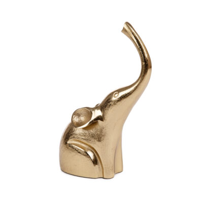 Standing ornament | GIRONA | golden elephant | 18x8x25 cm | 857923
