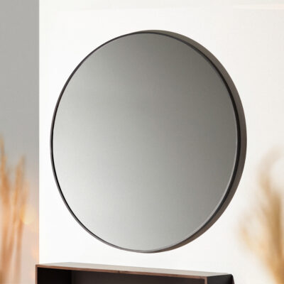 Mirror | ELORA | round black | 80x80 cm | 872001