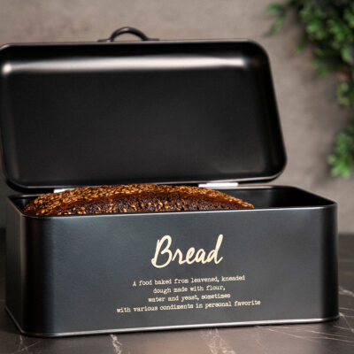 Хлебница | ESCILLE | металл черный | 33x19x15 см | 872841