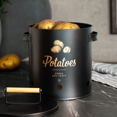 Урна для картофеля YENNIS черная | 23x22 см | 872971