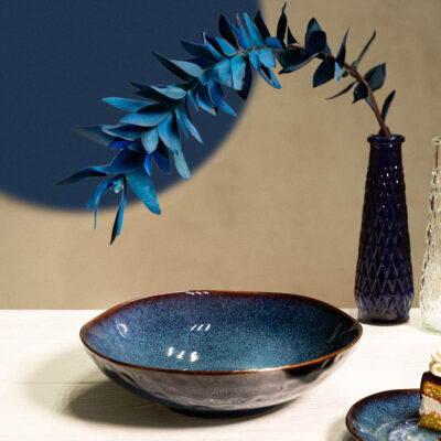 CASPER | Сервировочная чаша темно-синего цвета | 26 см | 874937