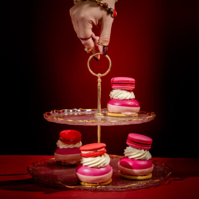 Platter | LISALA | two-tier transparent | 21 cm, 28 cm | 879123