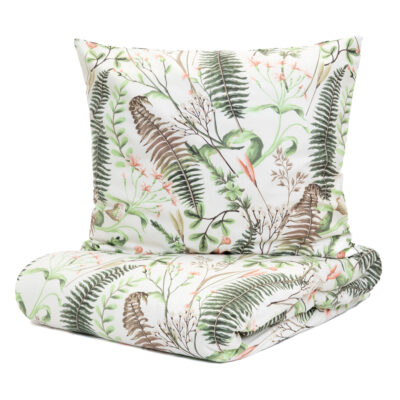 ROSSIE | Постельное белье из микрофибры с листьями | 200x220 см | 880099