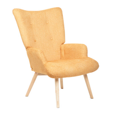 Armchair | MOSS POP | in mustard fabric | 72x73x96cm | 882857
