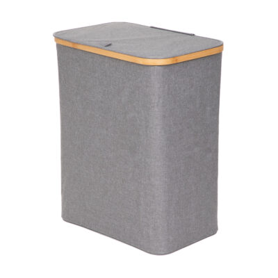 Корзина для белья | NELLIE | серый | 45x30x55 см | 884554