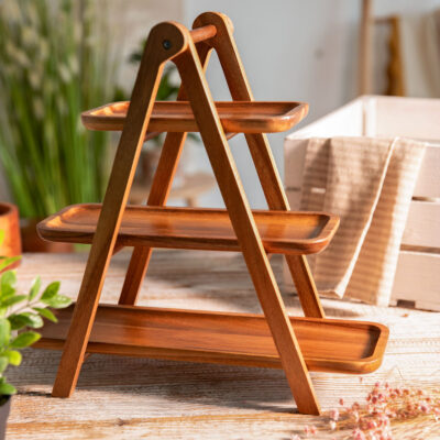 MOOKA | 3-ярусное сервировочное блюдо | 39,5x38,5 см | 892702