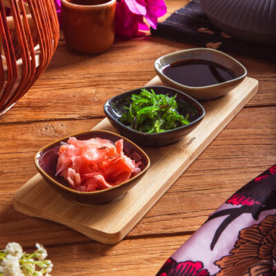 Bowl set | RAMBLA | with rectangular base | 29x3.5 cm | 893723