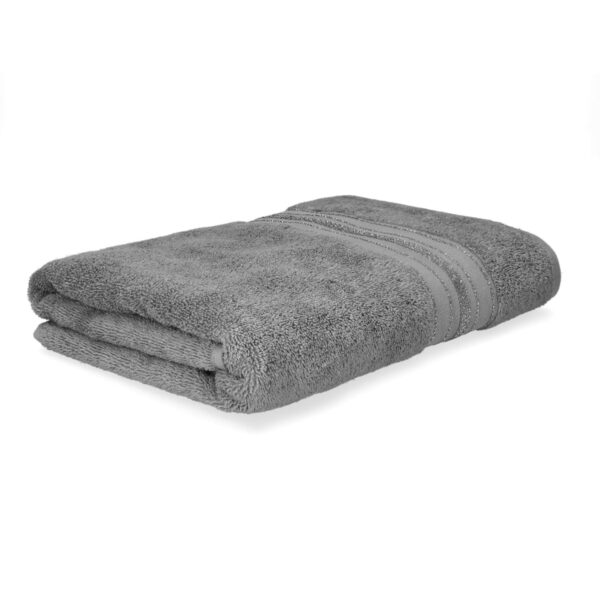 Towel | DUKE | with lurex stripes grey | 70x130cm | 897080