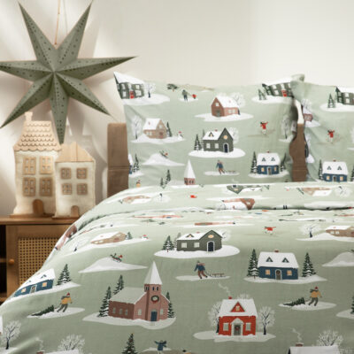 Bedding | FROLIC | cotton with Christmas pattern | 220x200 + 2*70x80 cm | 700187
