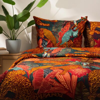 KELLIE | тигровое постельное белье из микрофибры | 160x200 см | 701610