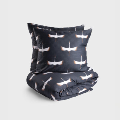 Пододеяльник | DEVIKA | сатин в кранах графит | 160x200 см | 702495