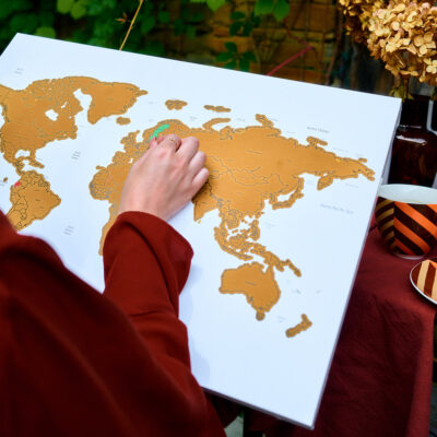 World map | KESDO | scratch card | 60x40x2 cm | 705335