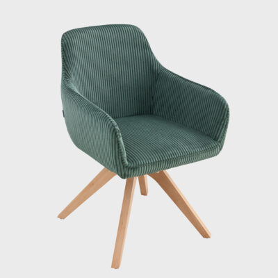 Chair | PESA | in fabric green | 56x60x82 cm | 708770