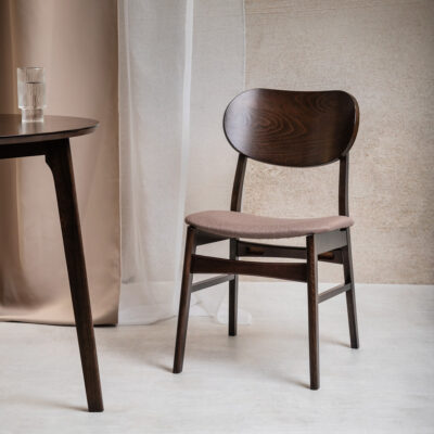 Chair | NERGU | dark brown | 46x54.2x80 cm | 711909
