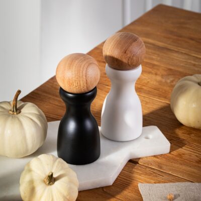 Набор мельниц | NEWGRIND | 2 шт., белая и черная | 15,5 см | 722127