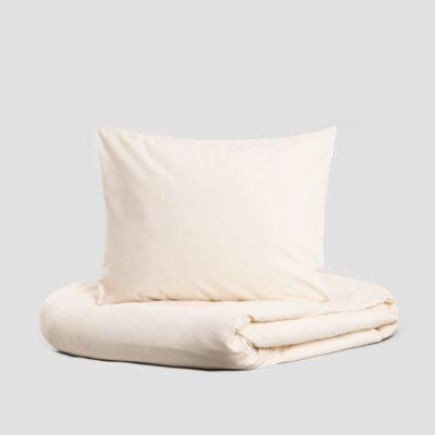 Постельное белье | DEFLA | стирка хлопок бежевый | 220x200 + 250x60 см | 734649