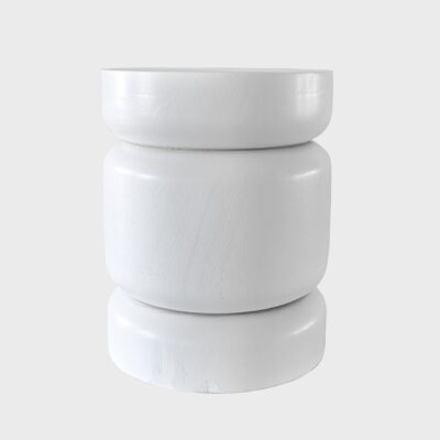 Coffee table | NIGRUM | wooden white | 32x32x40 cm | 744273