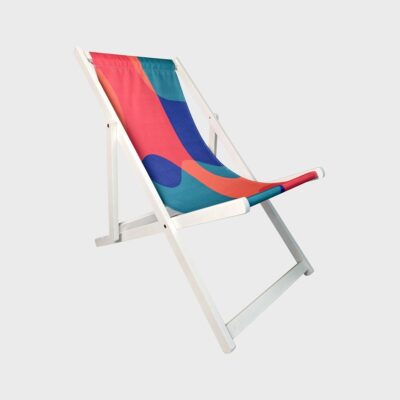 Lounger | COLOR FIESTA | wooden white | 58.5x71/86x100/92 cm | 744662