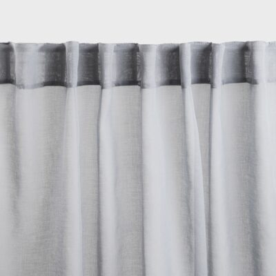 Занавеска | ADI | серая с помпонами | 140X250 CM | 745683
