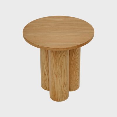 Coffee table | LUMBERA | natural in oak veneer | 40x40x45 cm | 746659