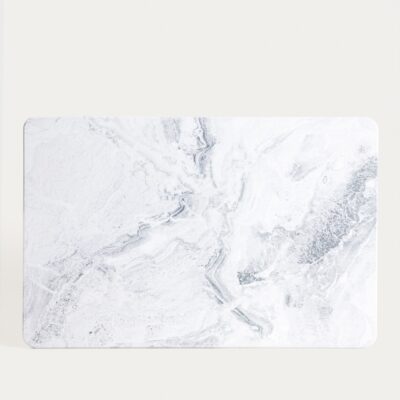 Bathroom mat | DITTA | diatomite with marble pattern grey | 39x60x0.9 cm | 747762
