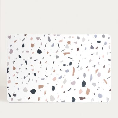 Bathroom mat | DITTA | diatomite with terrazzo pattern | 39x60x0.9 cm | 747779