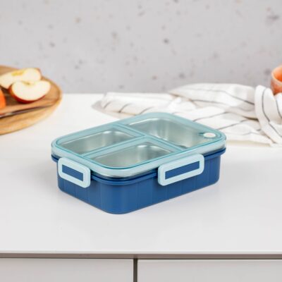 Ланчбокс | B2 DELVOR | 3 элемента синий | 0,75 л | 748905