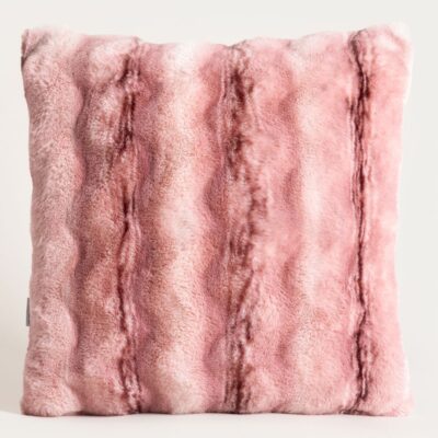 Pillowcase | PERTH | imitation fur burgundy | 45x45cm | 749735